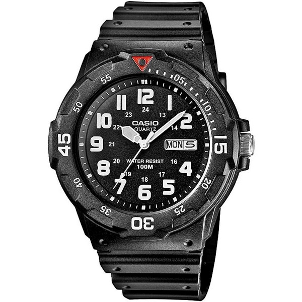 Ανδρικά Ρολόγια Casio MRW-200H-1BVEG Μαύρο