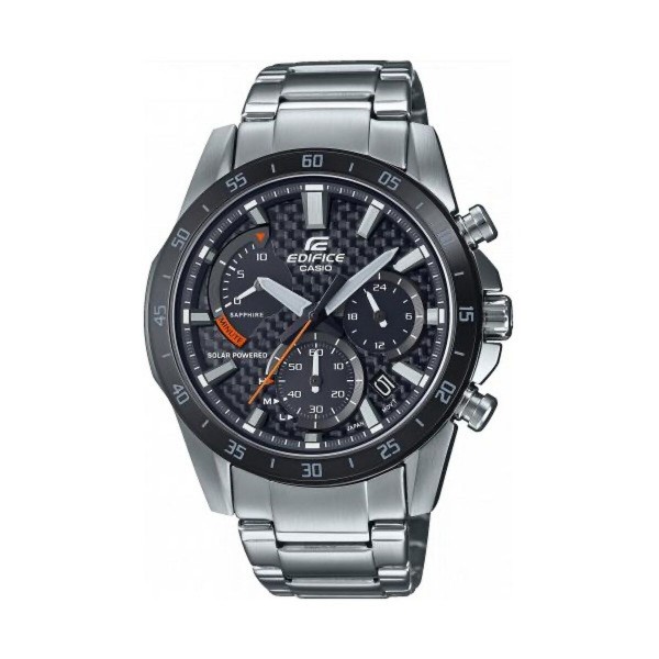 Ανδρικά Ρολόγια Casio CARBON SOLAR BOLD DESIGN Γκρι Ασημί (Ø 45 mm)