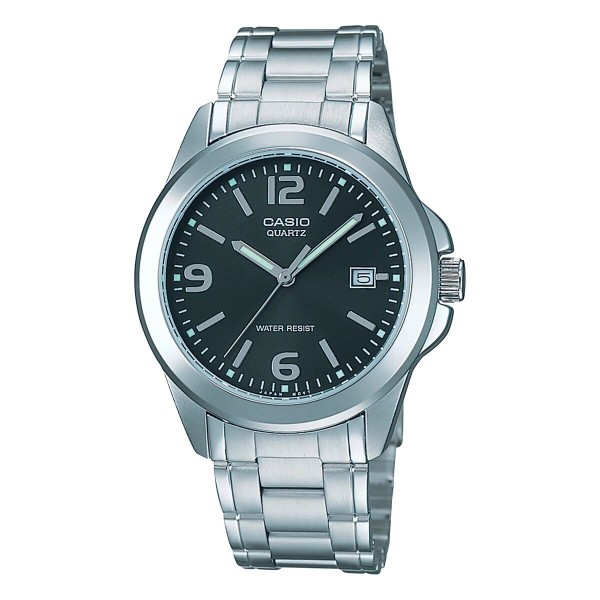 Ανδρικά Ρολόγια Casio MTP-1259PD-1AEG Ασημί (Ø 38,5 mm)