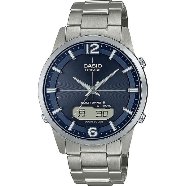 Ανδρικά Ρολόγια Casio LINEAGE Multi Band 6 Tough Solar Ασημί (Ø 40 mm)