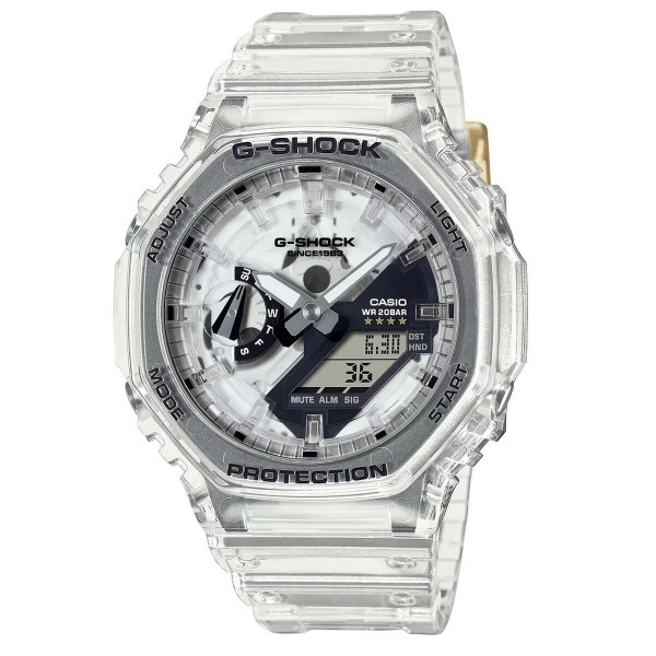 Ανδρικά Ρολόγια Casio G-Shock OAK CLEAR REMIX SERIE - 40 Γκρι (Ø 45 mm)