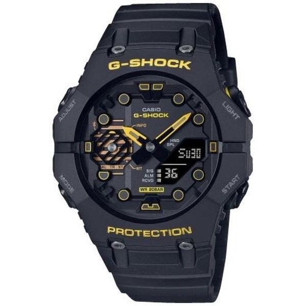 Ανδρικά Ρολόγια Casio G-Shock OAK EVOLUTION - CAUTION YELLOW SERIE Μαύρο (Ø 46 mm)
