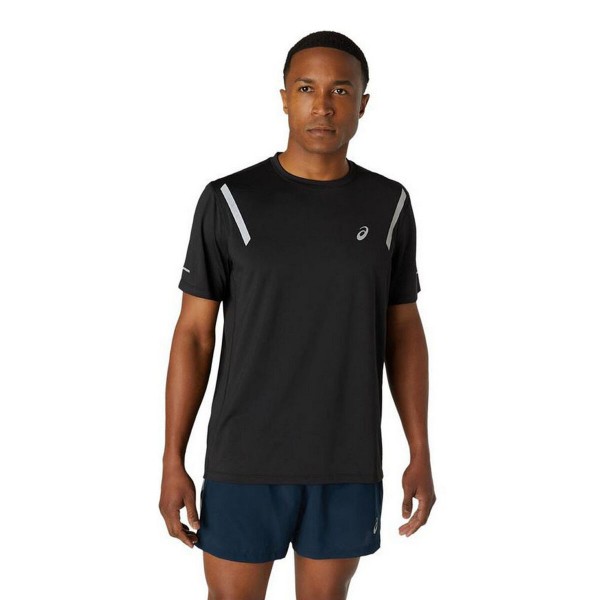 Μπλουζάκι Asics Lite-Show Μαύρο Άντρες