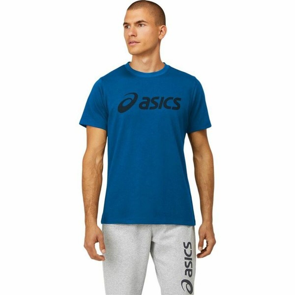 Ανδρική Μπλούζα με Κοντό Μανίκι Asics Big Logo Μπλε