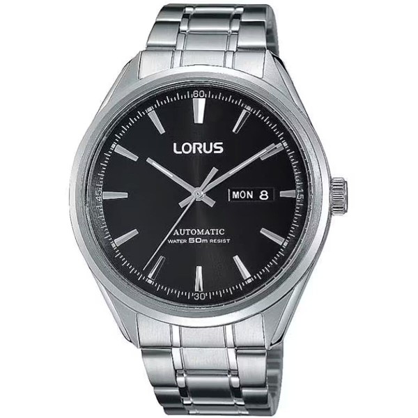 Ανδρικά Ρολόγια Lorus RL435AX9 Μαύρο Ασημί