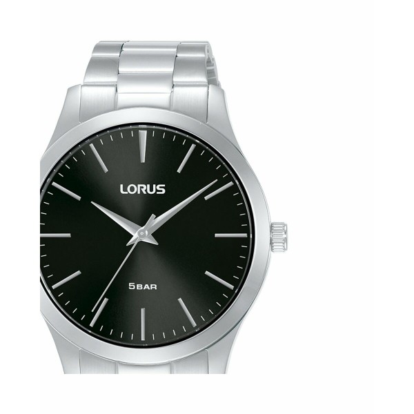 Ανδρικά Ρολόγια Lorus RRX63HX9 Μαύρο Ασημί (Ø 40 mm)