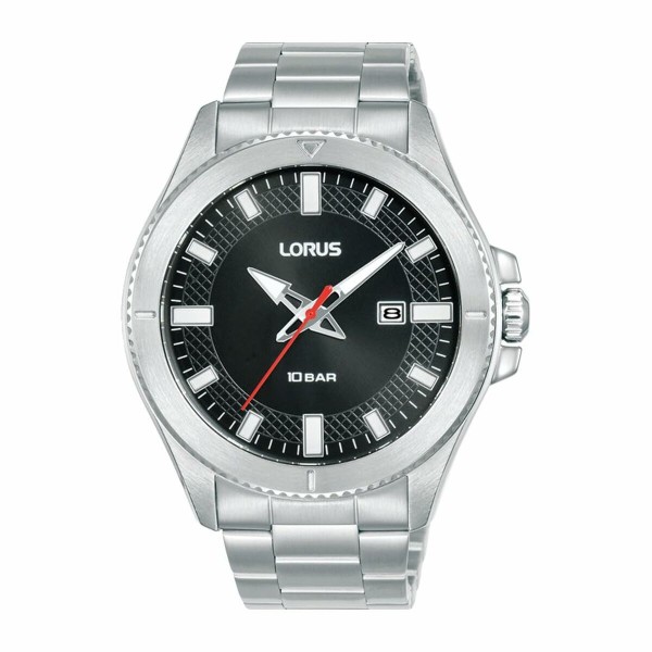 Ανδρικά Ρολόγια Lorus RH995PX9 Μαύρο Ασημί