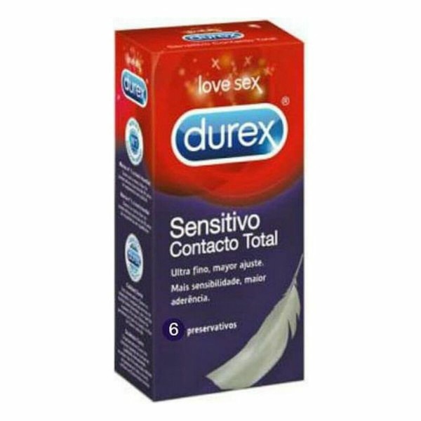 Προφυλακτικά Durex Sensitivo Contacto Total 6 Τεμάχια 1 Τεμάχια
