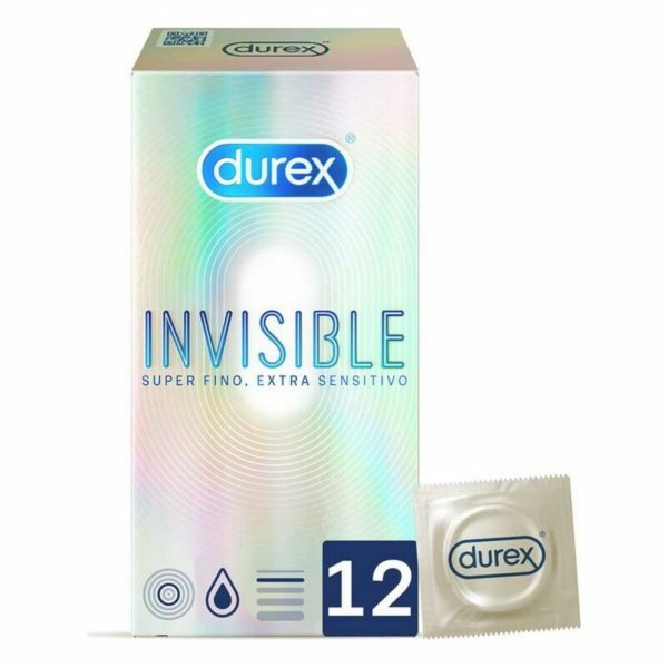 Προφυλακτικά Durex Invissible 12 Τεμάχια 12 Μονάδες