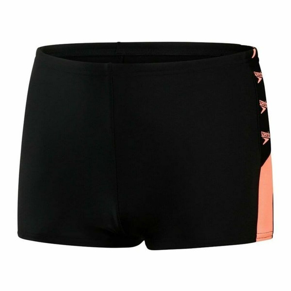 παιδικό μαγιό μποξεράκι Speedo Boom Logo Splice Aquashort Μαύρο