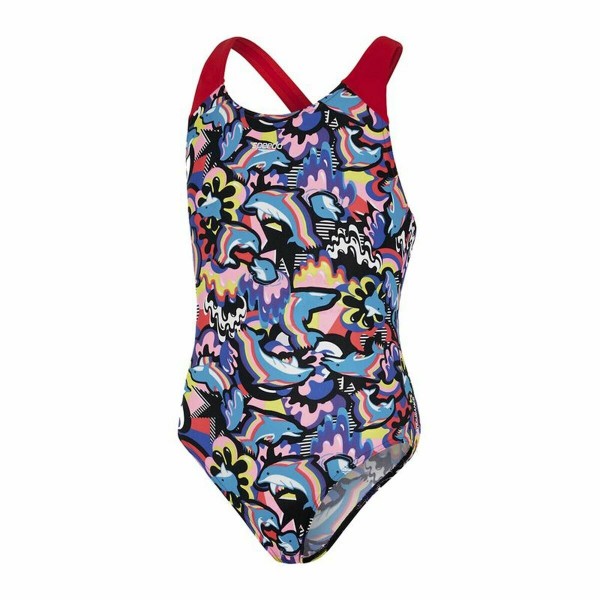 Μαγιό Κορίτσι Speedo Digital Allover Splashback Πολύχρωμο