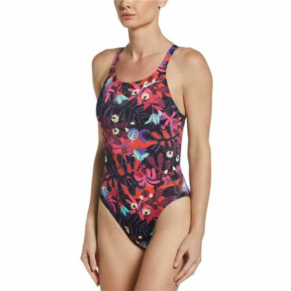 Γυναικεία Μαγιό Nike Fastback flora Μοβ