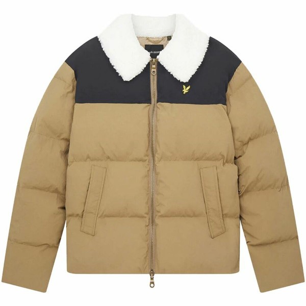Ανδρικό Aθλητικό Mπουφάν Lyle & Scott Borg Collar Καφέ