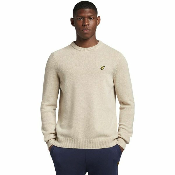 Ανδρικό Φούτερ χωρίς Κουκούλα Lyle & Scott V1-Crew Μπεζ