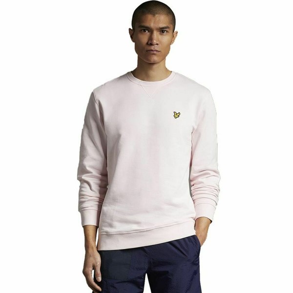 Ανδρικό Φούτερ χωρίς Κουκούλα Lyle & Scott V1 Crew Ροζ
