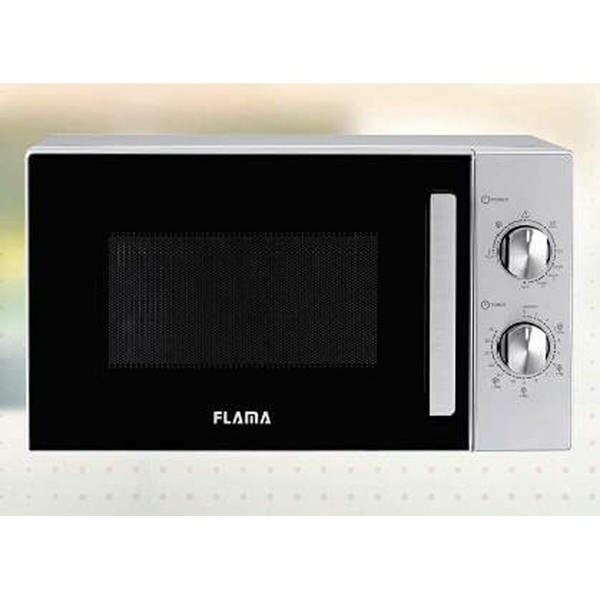 Φούρνος Μικροκυμάτων με Γκριλ Flama 1803FL 700W 20 L Ασημί Χάλυβας 700 W 20 L