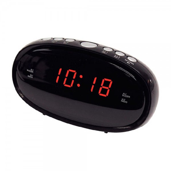 Ρολόι-Ραδιόφωνο Denver Electronics Μαύρο