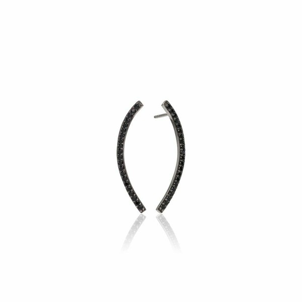 Γυναικεία Σκουλαρίκια Sif Jakobs SJ-E1017-BK 3,5 cm