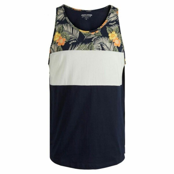 Παιδικό Μπλούζα με Κοντό Μανίκι JORVENICE BLOCK TANK TOP Jack & Jones 12210056 Navy