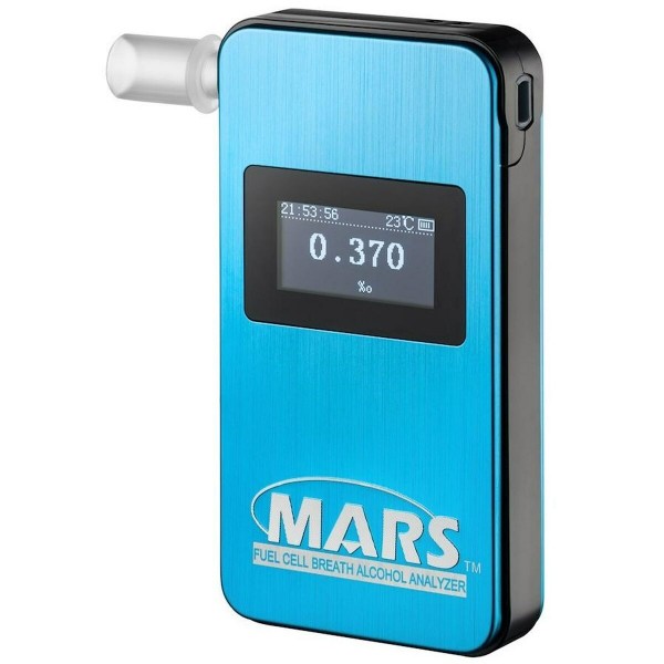 ψηφιακή συσκευή για αλκοτέστ Alcovisor Mars  Μπλε