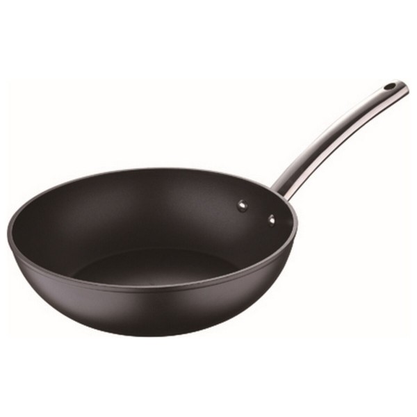 Τηγάνι Wok Masterpro Μαύρο Αλουμίνιο Σφυρηλατημένο Αλουμίνιο (Ø 28 cm)