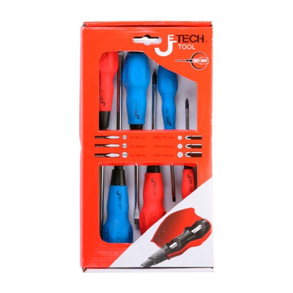Σετ Kατσαβιδιών Jetech Tool 4x75, 5x10, 6x125 mm (6 pcs)