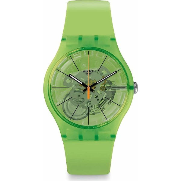 Unisex Ρολόγια Swatch SUOG118 Πράσινο