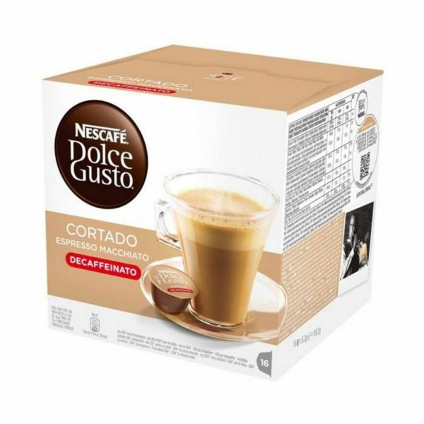 Κάψουλες για καφέ Nescafé Dolce Gusto 94314 Espresso Macchiato Decaffeinato (16 uds)