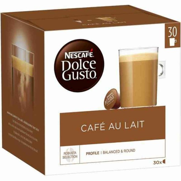 Κάψουλες για καφέ Nescafé Dolce Gusto Cafe Au Lait (30 uds)
