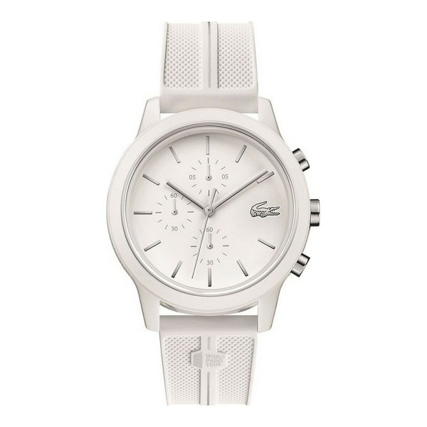 Ανδρικά Ρολόγια Lacoste WPT 2020 ø 44 mm Λευκό