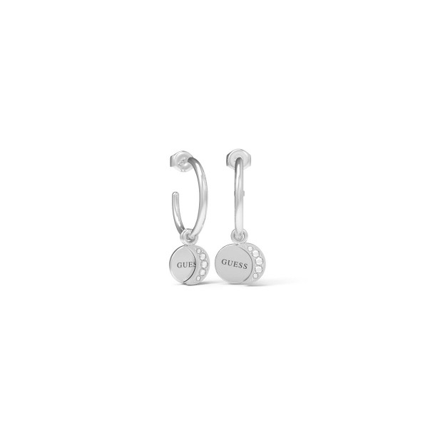 Γυναικεία Σκουλαρίκια Guess JUBE01191JWRHT-U Χάλυβας 2 cm