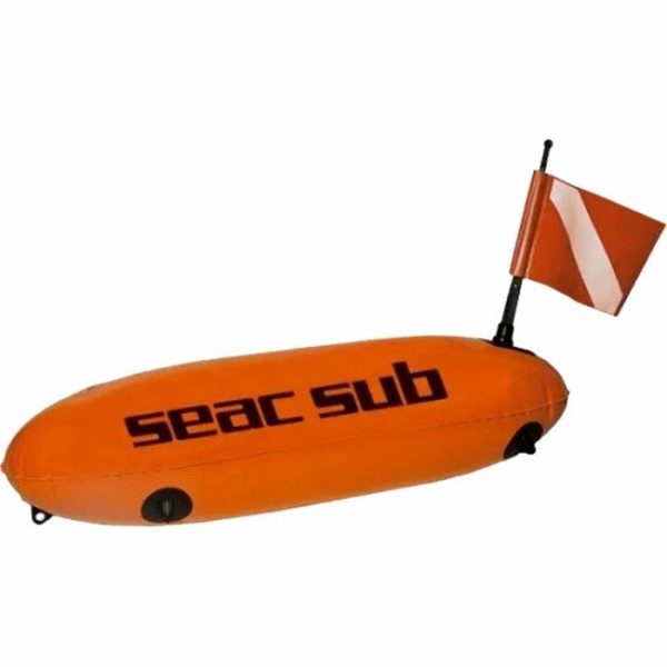 καταδυτική σημαδούρα Seac Fluo Siluro C/Sagola Πορτοκαλί Ένα μέγεθος