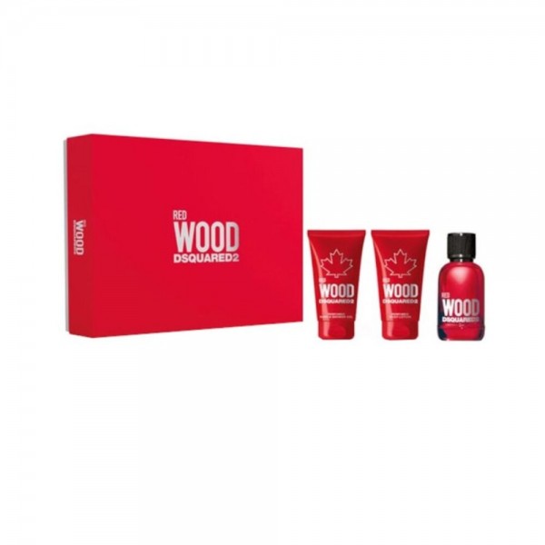 Σετ Γυναικείο Άρωμα Dsquared2 Red Wood (3 pcs)