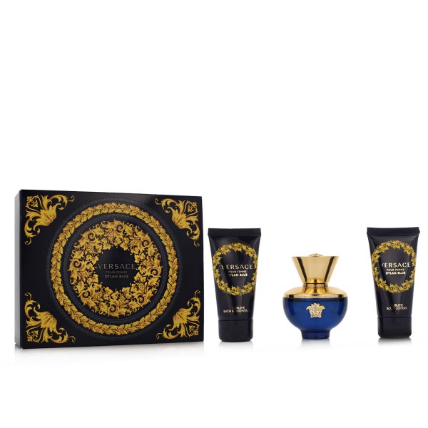 Σετ Γυναικείο Άρωμα Versace EDP Dylan Blue 3 Τεμάχια
