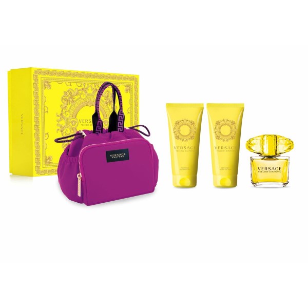 Σετ Γυναικείο Άρωμα Versace Yellow Diamond EDT 4 Τεμάχια