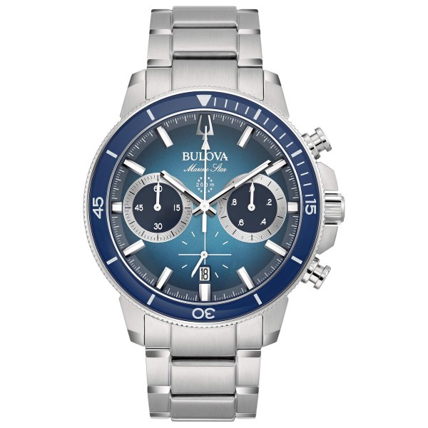 Ανδρικά Ρολόγια Bulova 96B380 Ασημί