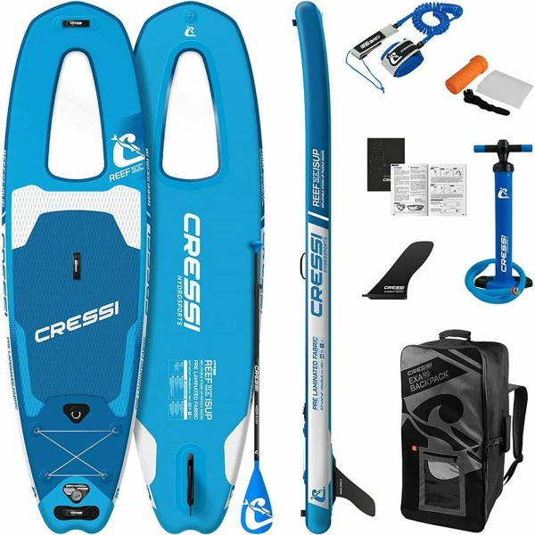 Φουσκωτή Κυματοσανίδα Paddle Surf με Αξεσουάρ Reef Window Cressi-Sub 10,2