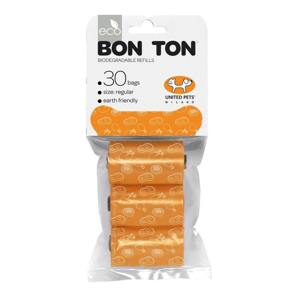Τσάντες υγιεινής United Pets Bon Ton Regular Σκύλος Πορτοκαλί (3 x 10 uds)
