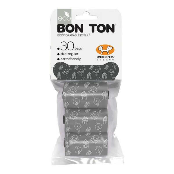 Τσάντες υγιεινής United Pets Bon Ton Regular Σκύλος Γκρι (3 x 10 uds)