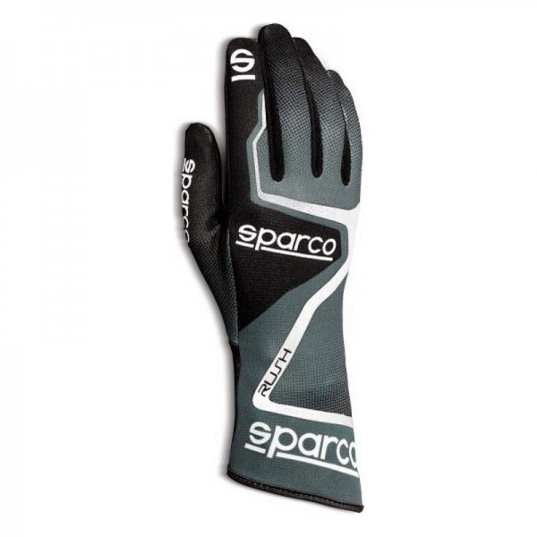 Mens Driving Gloves Sparco Rush 2020 Γκρι