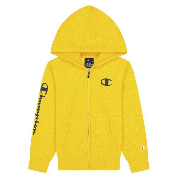 Παιδικό Αθλητικό Μπουφάν Champion Full Zip Logo Κίτρινο