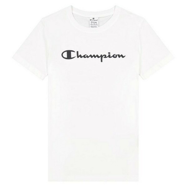 Γυναικεία Μπλούζα με Κοντό Μανίκι Champion Big Script Logo 