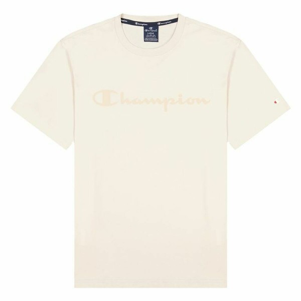 Μπλούζα με Κοντό Μανίκι Champion Crewneck T-Shirt M Μπεζ
