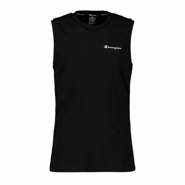 Ανδρική Μπλούζα με Κοντό Μανίκι Champion Sleeveless Crewneck Μαύρο