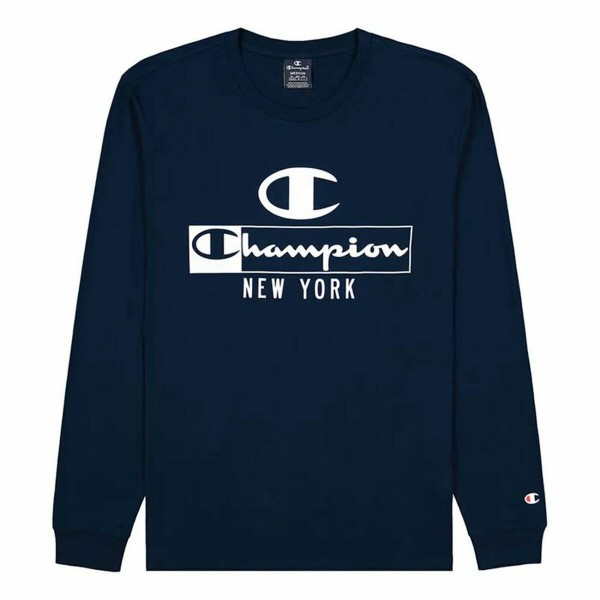 Ανδρικό Φούτερ χωρίς Κουκούλα Champion Legacy Graphic New York Μπλε