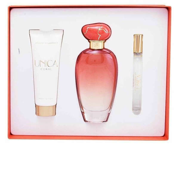 Σετ Γυναικείο Άρωμα Unica Coral Adolfo Dominguez 840786 (3 pcs)