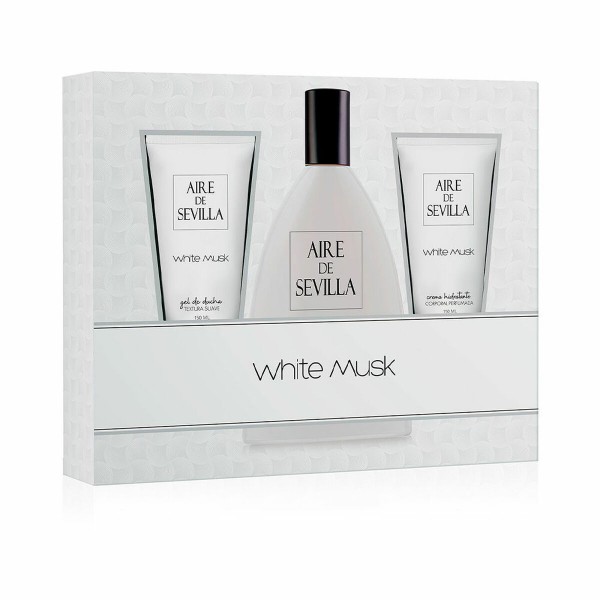 Σετ Γυναικείο Άρωμα Aire Sevilla White Musk 3 Τεμάχια