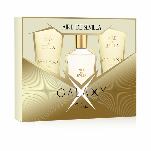 Σετ Γυναικείο Άρωμα Aire Sevilla EDT Galaxy Girl 3 Τεμάχια