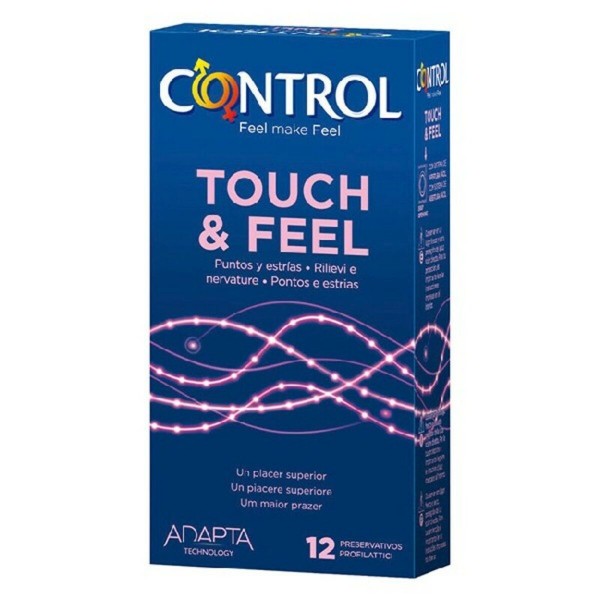 Προφυλακτικά Touch and Feel Control (12 uds)