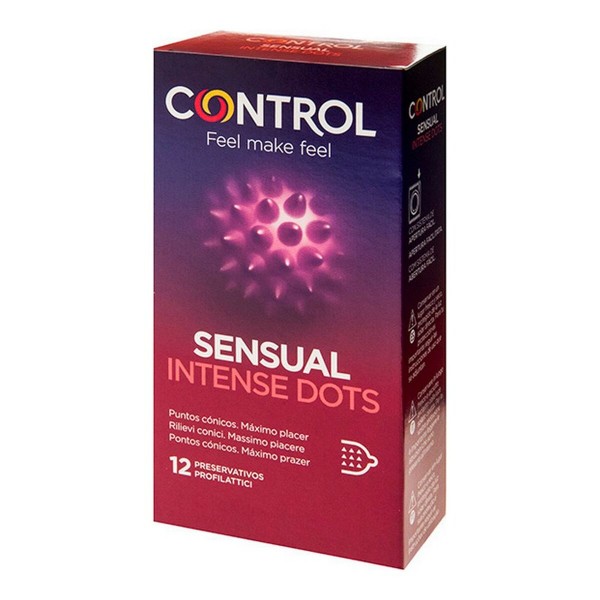 Προφυλακτικά Intense Intense Dots Control (12 uds)